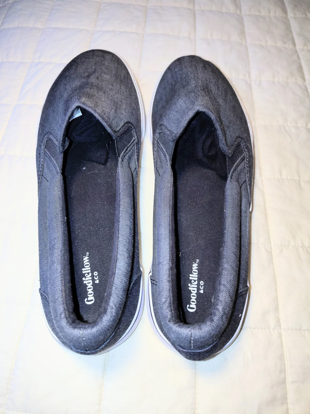 Goodfellow & Co Black Slip-On Canvas Loafers